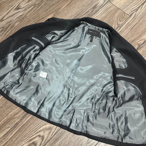 BCBGMAXAZRIA Black Short Sleeve Ruched Blazer – Size M, NWOT - Picture 6 of 11